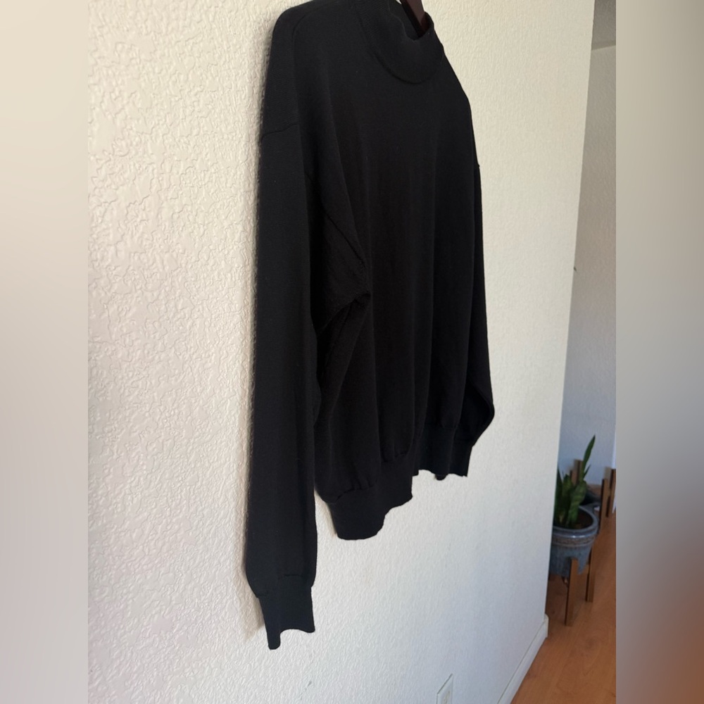 Pendleton Black Mock Turtleneck Men's Sweater - Picture 6 of 16
